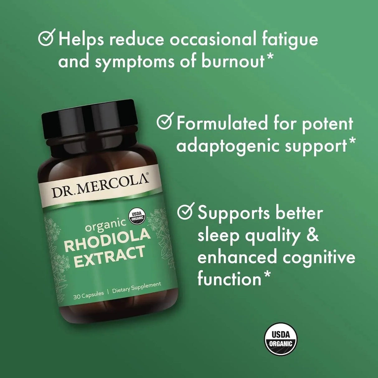 DR MERCOLA - Dr. Mercola Rhodiola Extract 30 Capsulas - The Red Vitamin MX - Suplementos Alimenticios - {{ shop.shopifyCountryName }}