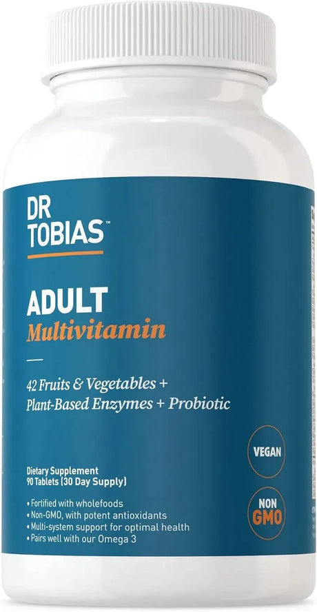 DR TOBIAS - Dr. Tobias Adult Multivitamin 90 Tabletas - The Red Vitamin MX - Suplementos Alimenticios - {{ shop.shopifyCountryName }}