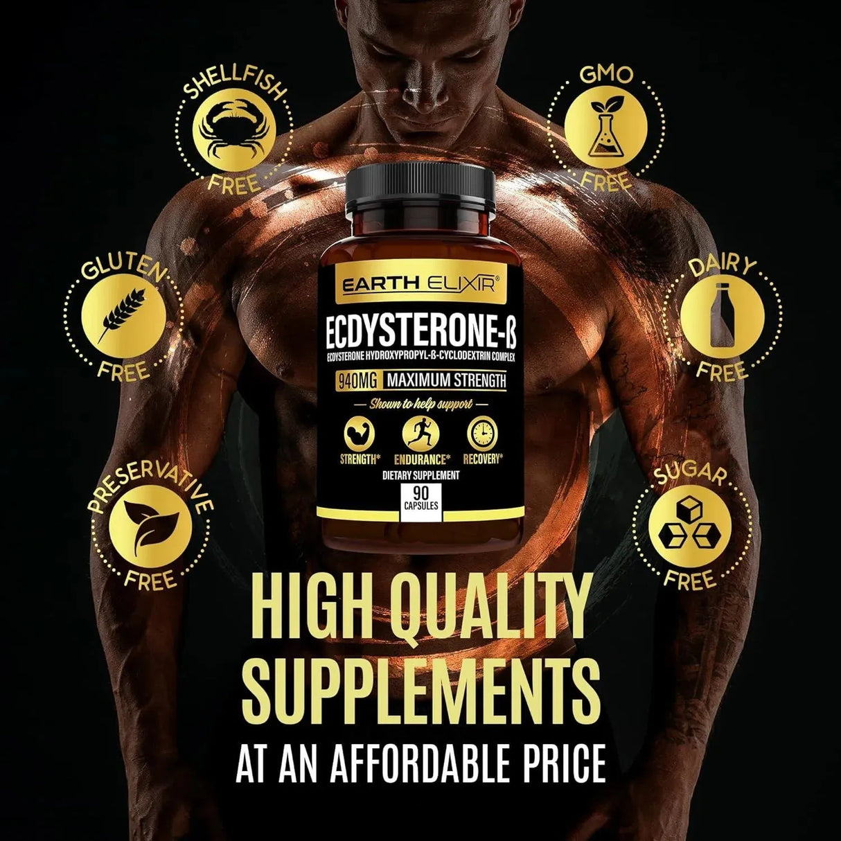 EARTH ELIXIR - Earth Elixir Ecdysterone 940Mg. 90 Capsulas - The Red Vitamin MX - Suplementos Alimenticios - {{ shop.shopifyCountryName }}