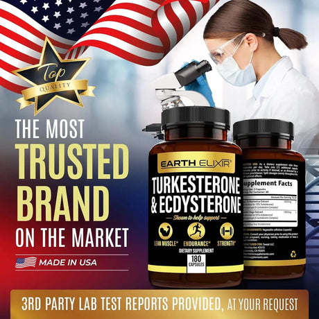 EARTH ELIXIR - Earth Elixir Turkesterone and Ecdysterone Supplements 180 Capsulas - The Red Vitamin MX - Suplementos Alimenticios - {{ shop.shopifyCountryName }}