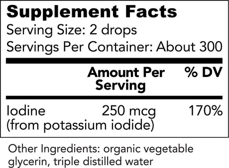 EARTH HARMONY NATURALS - Earth Harmony Naturals Organic Potassium Iodide 250Mcg. 1 Fl. Oz. - The Red Vitamin MX - Suplementos Alimenticios - {{ shop.shopifyCountryName }}