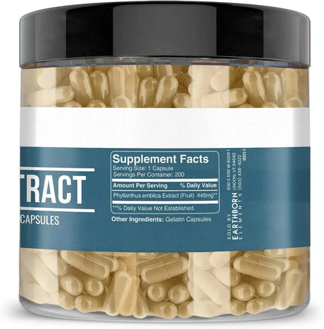 EARTHBORN ELEMENTS - Earthborn Elements Amla Extract 200 Capsulas - The Red Vitamin MX - Suplementos Alimenticios - {{ shop.shopifyCountryName }}