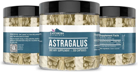EARTHBORN ELEMENTS - Earthborn Elements Astragalus Extract 200 Capsulas - The Red Vitamin MX - Suplementos Alimenticios - {{ shop.shopifyCountryName }}