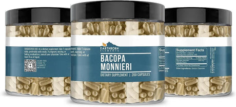 EARTHBORN ELEMENTS - Earthborn Elements Bacopa Monnieri 200 Capsulas - The Red Vitamin MX - Suplementos Alimenticios - {{ shop.shopifyCountryName }}