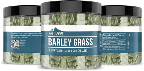 EARTHBORN ELEMENTS - Earthborn Elements Barley Grass 200 Capsulas - The Red Vitamin MX - Suplementos Alimenticios - {{ shop.shopifyCountryName }}