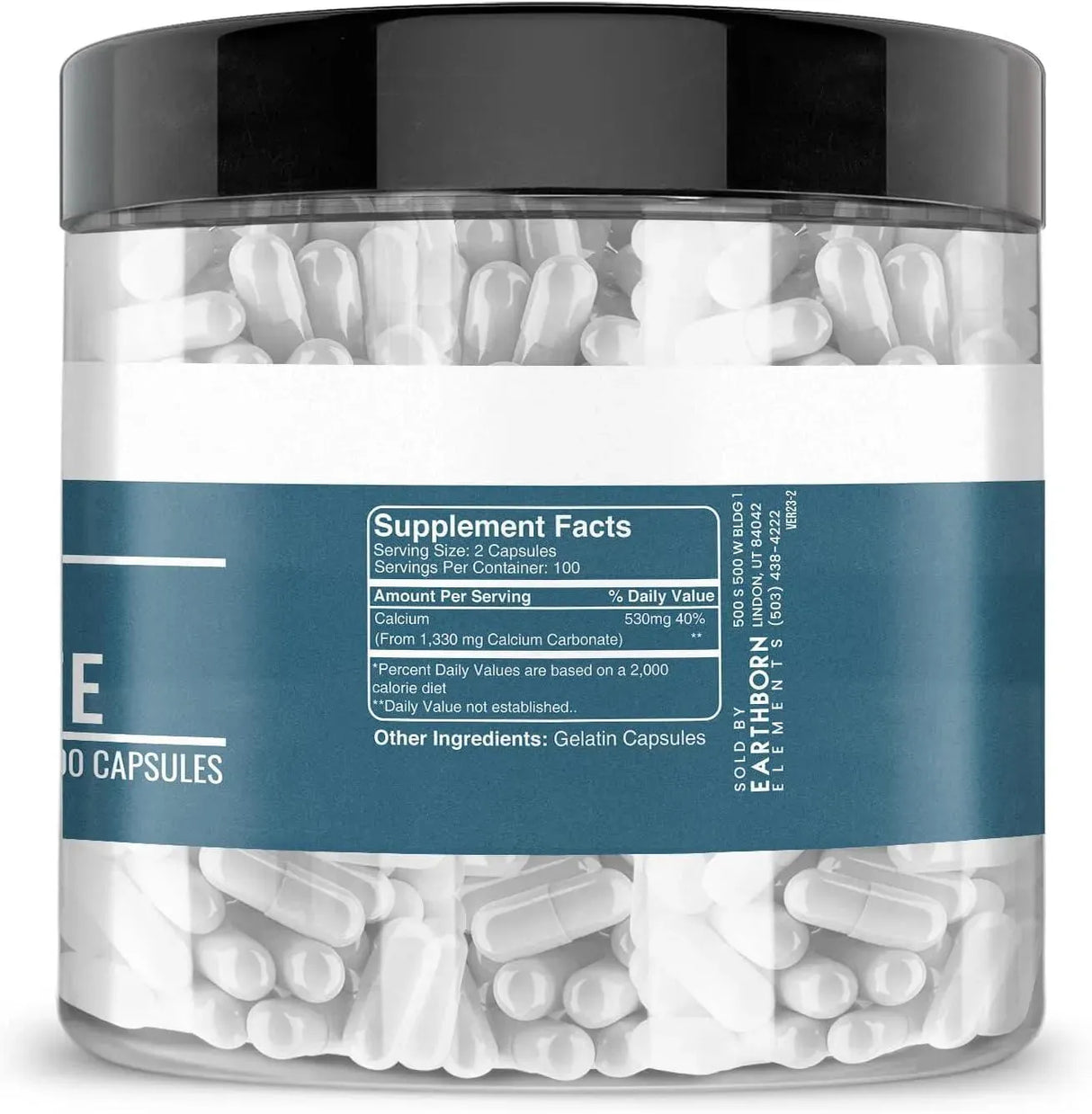 EARTHBORN ELEMENTS - Earthborn Elements Calcium Carbonate 200 Capsulas - The Red Vitamin MX - Suplementos Alimenticios - {{ shop.shopifyCountryName }}