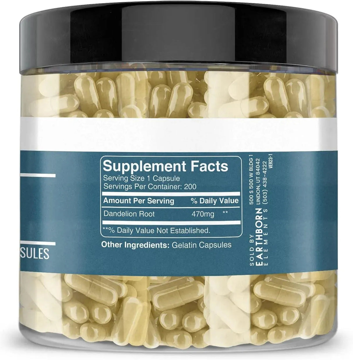 EARTHBORN ELEMENTS - Earthborn Elements Dandelion Root 200 Capsulas - The Red Vitamin MX - Suplementos Alimenticios - {{ shop.shopifyCountryName }}