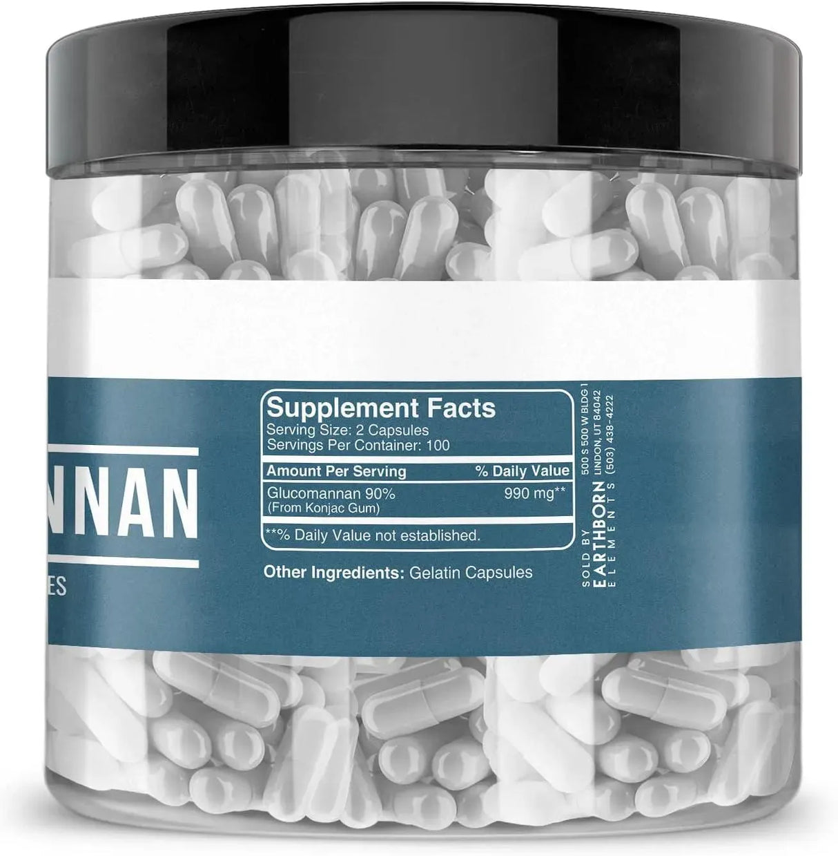 EARTHBORN ELEMENTS - Earthborn Elements Glucomannan 200 Capsulas - The Red Vitamin MX - Suplementos Alimenticios - {{ shop.shopifyCountryName }}