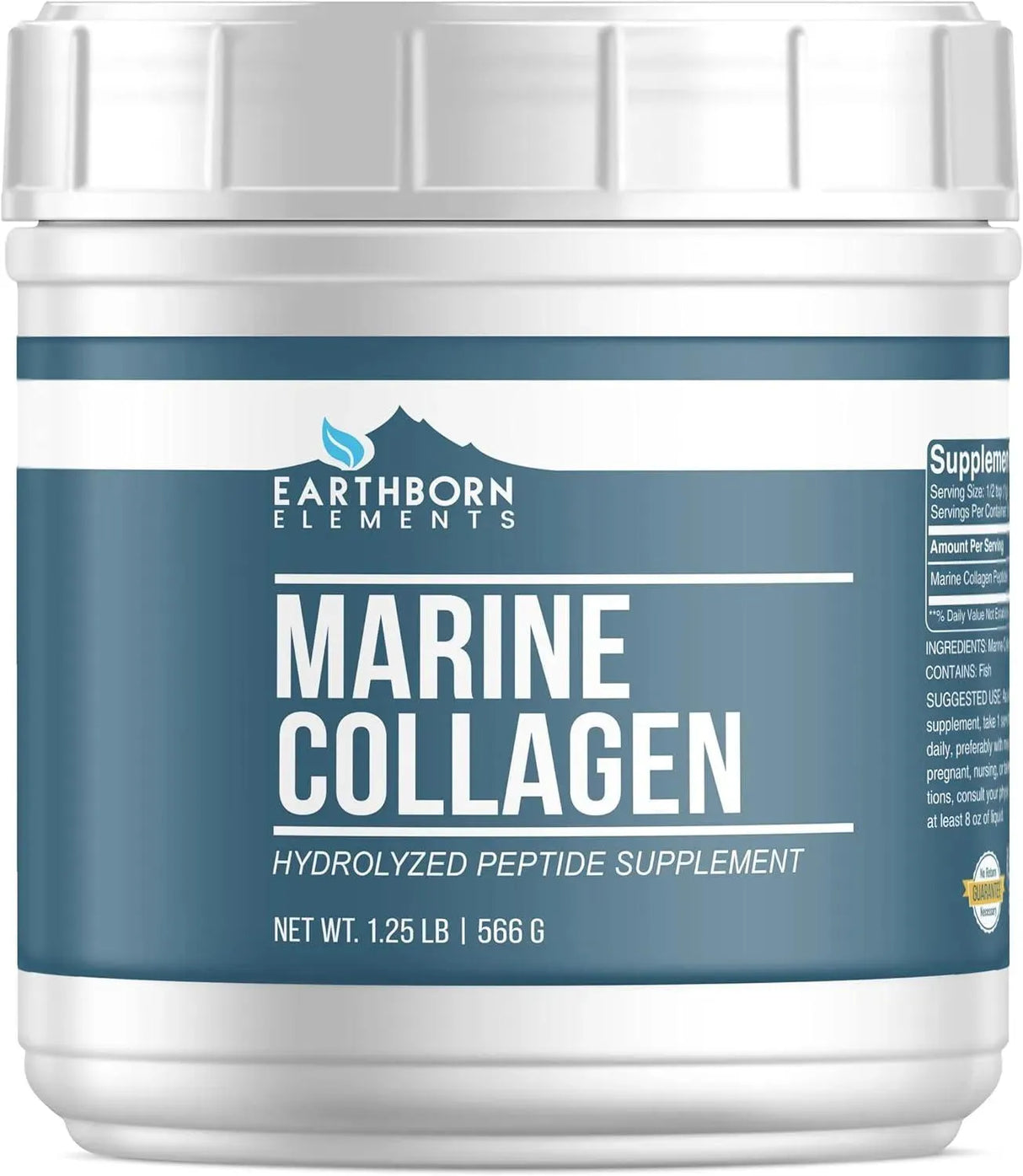 EARTHBORN ELEMENTS - Earthborn Elements Hydrolyzed Marine Collagen Peptides Powder 566Gr. - The Red Vitamin MX - Suplementos Alimenticios - {{ shop.shopifyCountryName }}