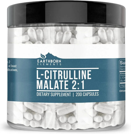 EARTHBORN ELEMENTS - Earthborn Elements L-Citrulline DL-Malate 2:1 200 Capsulas - The Red Vitamin MX - Suplementos Alimenticios - {{ shop.shopifyCountryName }}