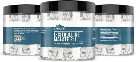 EARTHBORN ELEMENTS - Earthborn Elements L-Citrulline DL-Malate 2:1 200 Capsulas - The Red Vitamin MX - Suplementos Alimenticios - {{ shop.shopifyCountryName }}