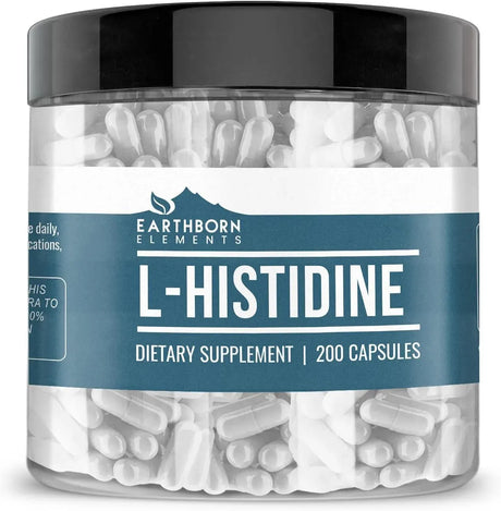 EARTHBORN ELEMENTS - Earthborn Elements L-Histidine 200 Capsulas - The Red Vitamin MX - Suplementos Alimenticios - {{ shop.shopifyCountryName }}