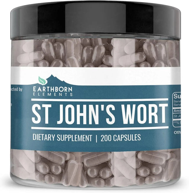 EARTHBORN ELEMENTS - Earthborn Elements St. John’s Wort 200 Capsulas - The Red Vitamin MX - Suplementos Alimenticios - {{ shop.shopifyCountryName }}
