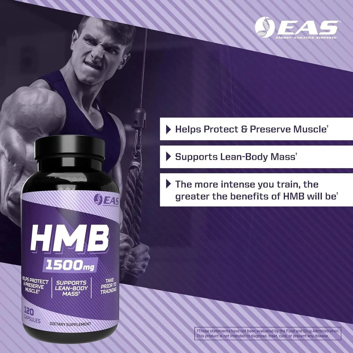 EAS - EAS HMB 1500Mg. 120 Capsulas - The Red Vitamin MX - Suplementos Alimenticios - {{ shop.shopifyCountryName }}
