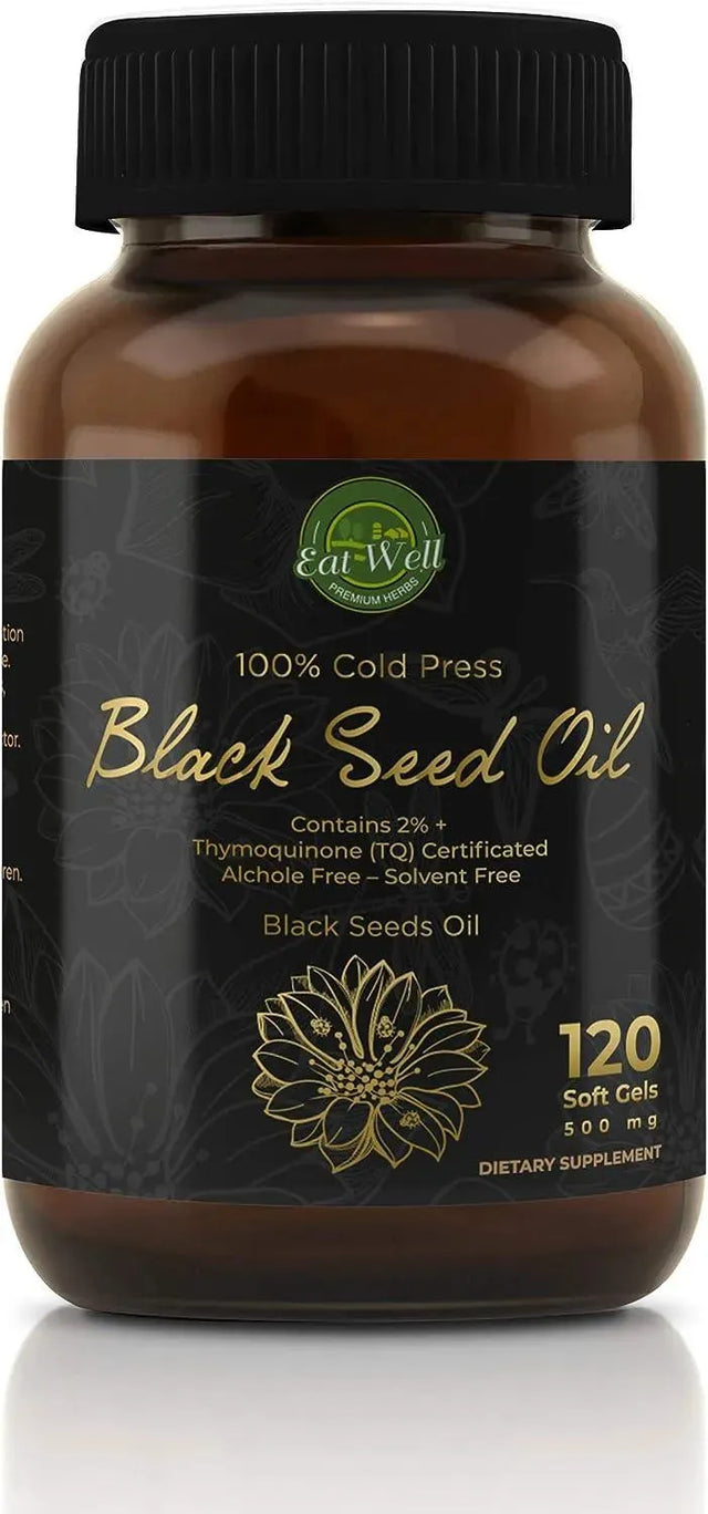 EAT WELL PREMIUM FOODS - Eat Well Black Seed Oil 500Mg. 120 Capsulas Blandas - The Red Vitamin MX - Suplementos Alimenticios - {{ shop.shopifyCountryName }}