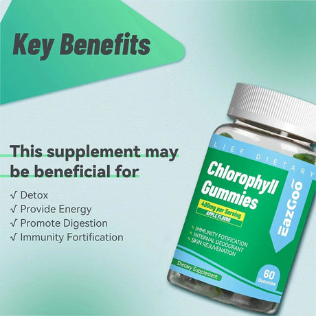 EAZGOO - EAZGOO Chlorophyll Gummies with Apple Cider Vinegar 120 Gomitas - The Red Vitamin MX - Suplementos Alimenticios - {{ shop.shopifyCountryName }}