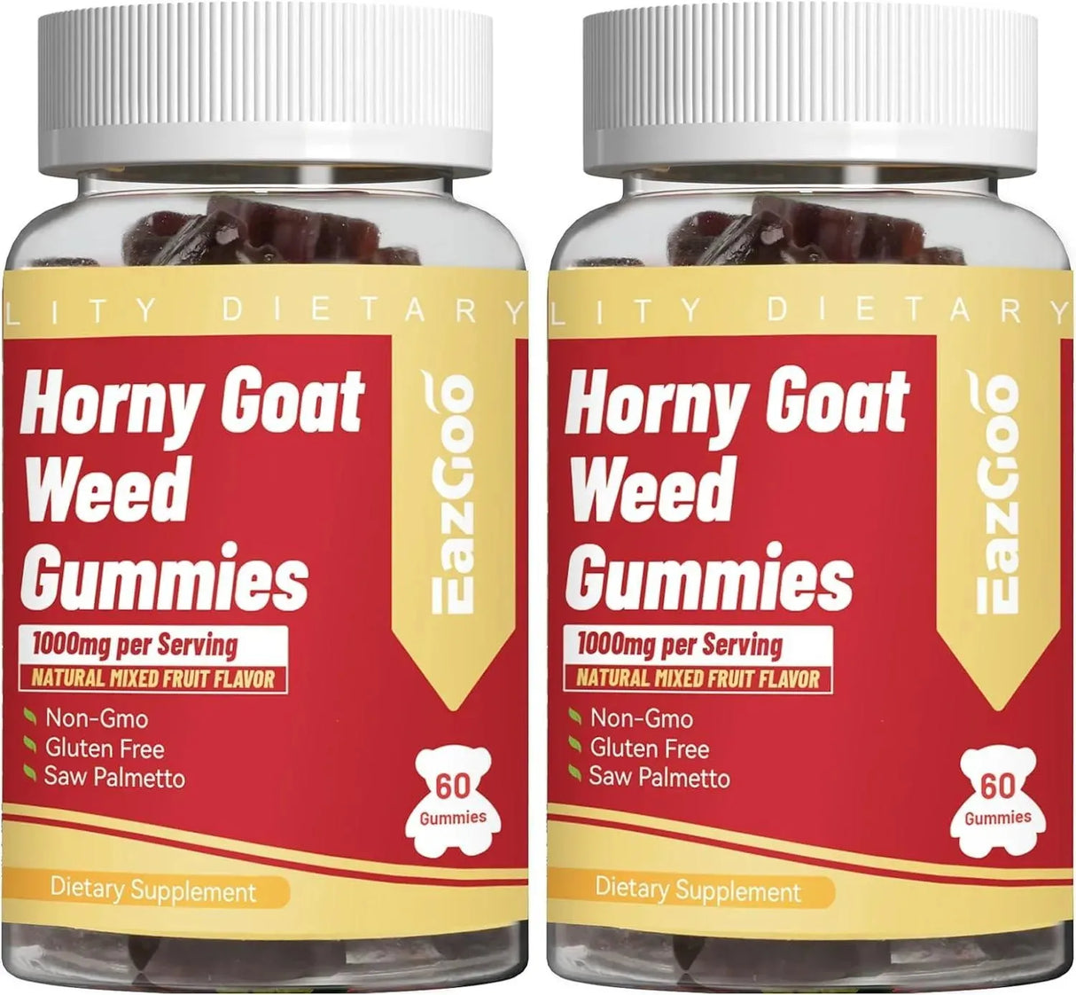 EAZGOO - EAZGOO Horny Goat Weed Gummies 120 Gomitas - The Red Vitamin MX - Suplementos Alimenticios - {{ shop.shopifyCountryName }}