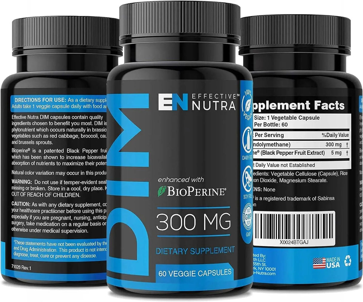 EFFECTIVE NUTRA - Effective Nutra Dim Supplement 300Mg. 60 Capsulas - The Red Vitamin MX - Suplementos Alimenticios - {{ shop.shopifyCountryName }}