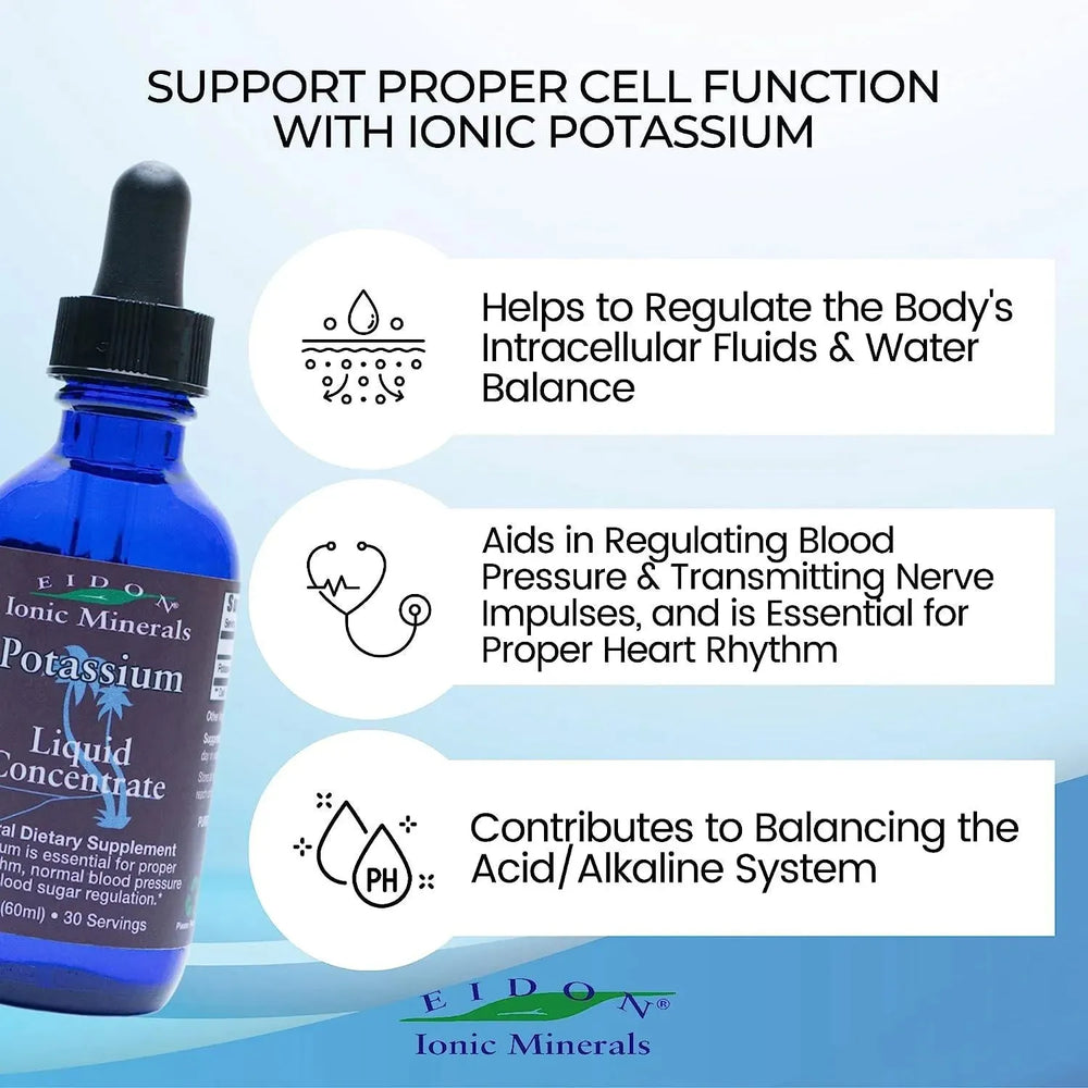 EIDON - Eidon Liquid Potassium Supplement 60Ml. - The Red Vitamin MX - Suplementos Alimenticios - {{ shop.shopifyCountryName }}