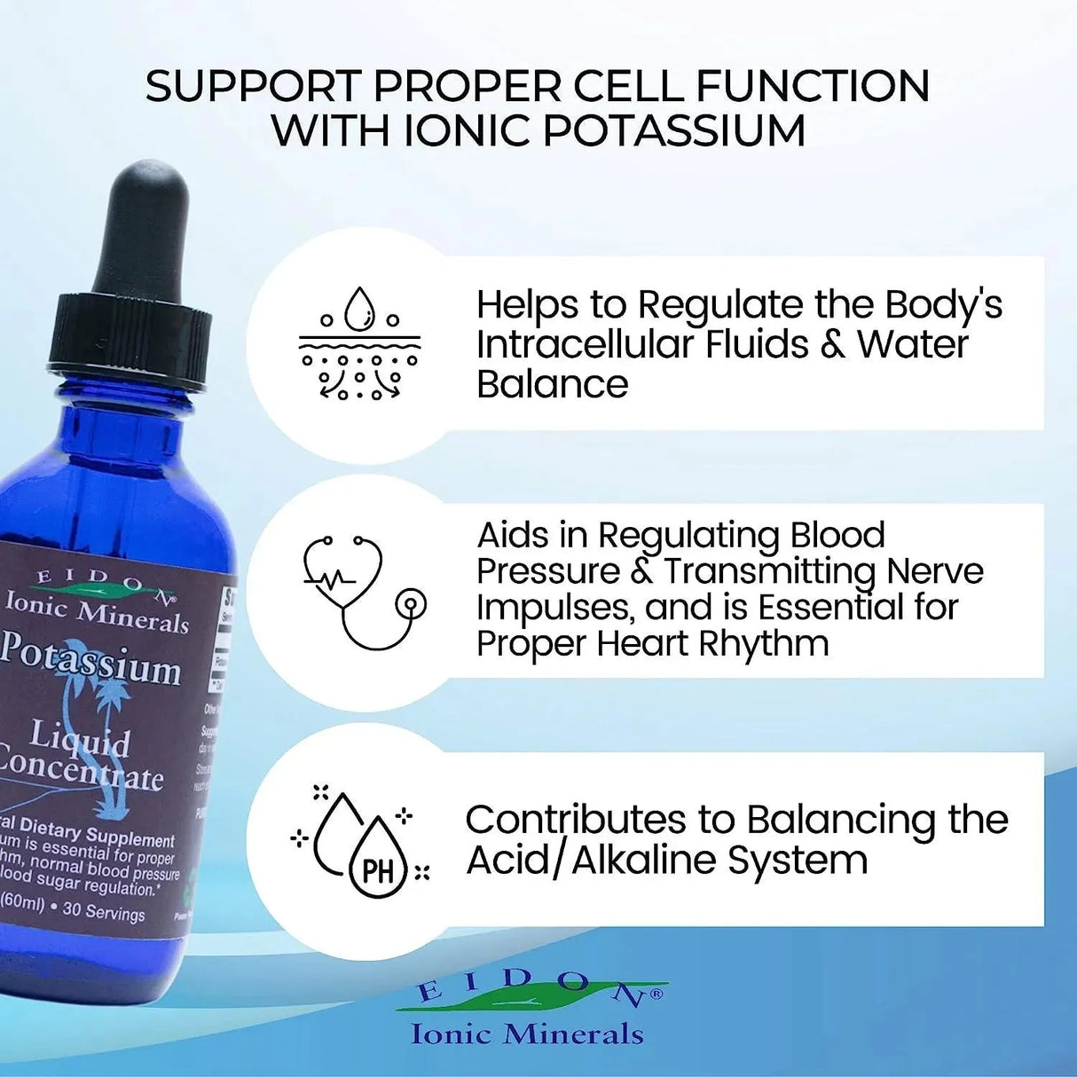 EIDON - Eidon Liquid Potassium Supplement 60Ml. - The Red Vitamin MX - Suplementos Alimenticios - {{ shop.shopifyCountryName }}