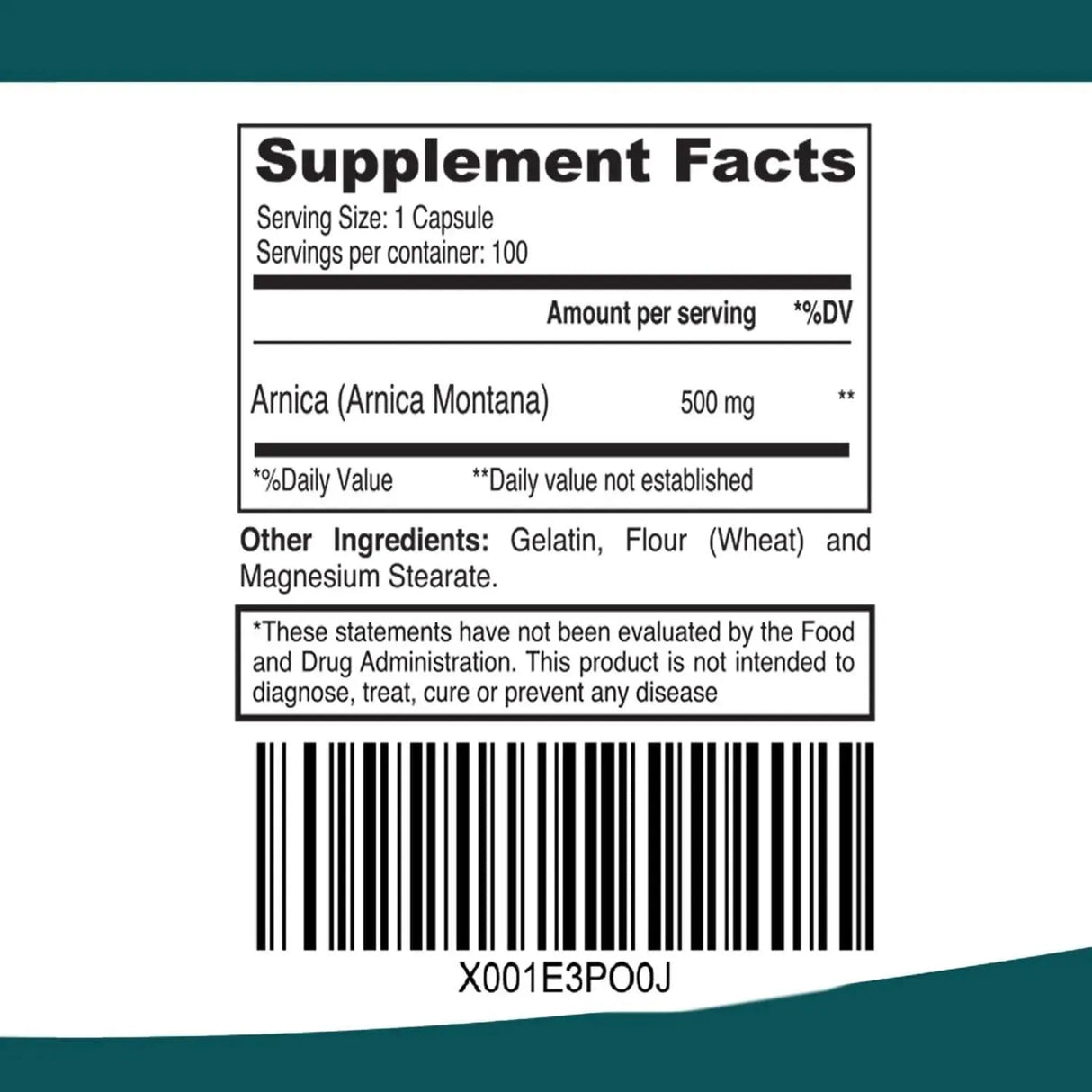 ELP ESSENTIAL - ELP ESSENTIAL Arnica Montana 100 Capsulas - The Red Vitamin MX - Suplementos Alimenticios - {{ shop.shopifyCountryName }}