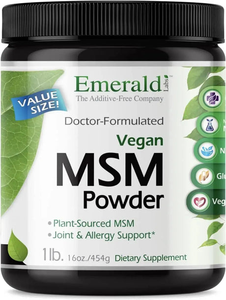 EMERALD LABS - EMERALD LABS MSM Powder 4,000Mg. 454Gr. - The Red Vitamin MX - Suplementos Alimenticios - {{ shop.shopifyCountryName }}