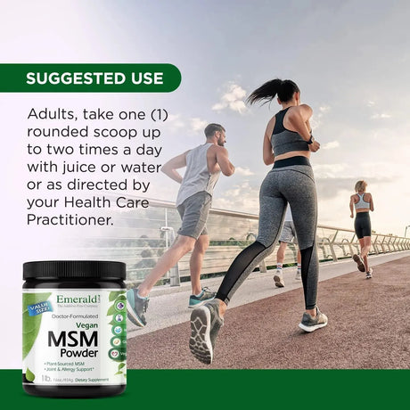 EMERALD LABS - EMERALD LABS MSM Powder 4,000Mg. 454Gr. - The Red Vitamin MX - Suplementos Alimenticios - {{ shop.shopifyCountryName }}