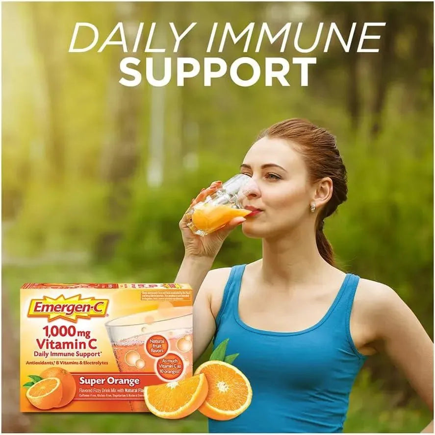 EMERGEN-C - Emergen-C 1000mg Vitamin C Powder 30 Paquetes - The Red Vitamin MX - Suplementos Alimenticios - {{ shop.shopifyCountryName }}