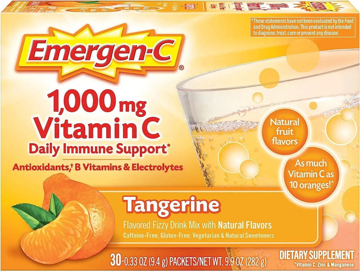 EMERGEN-C - Emergen-C 1000mg Vitamin C Powder 30 Paquetes - The Red Vitamin MX - Suplementos Alimenticios - {{ shop.shopifyCountryName }}