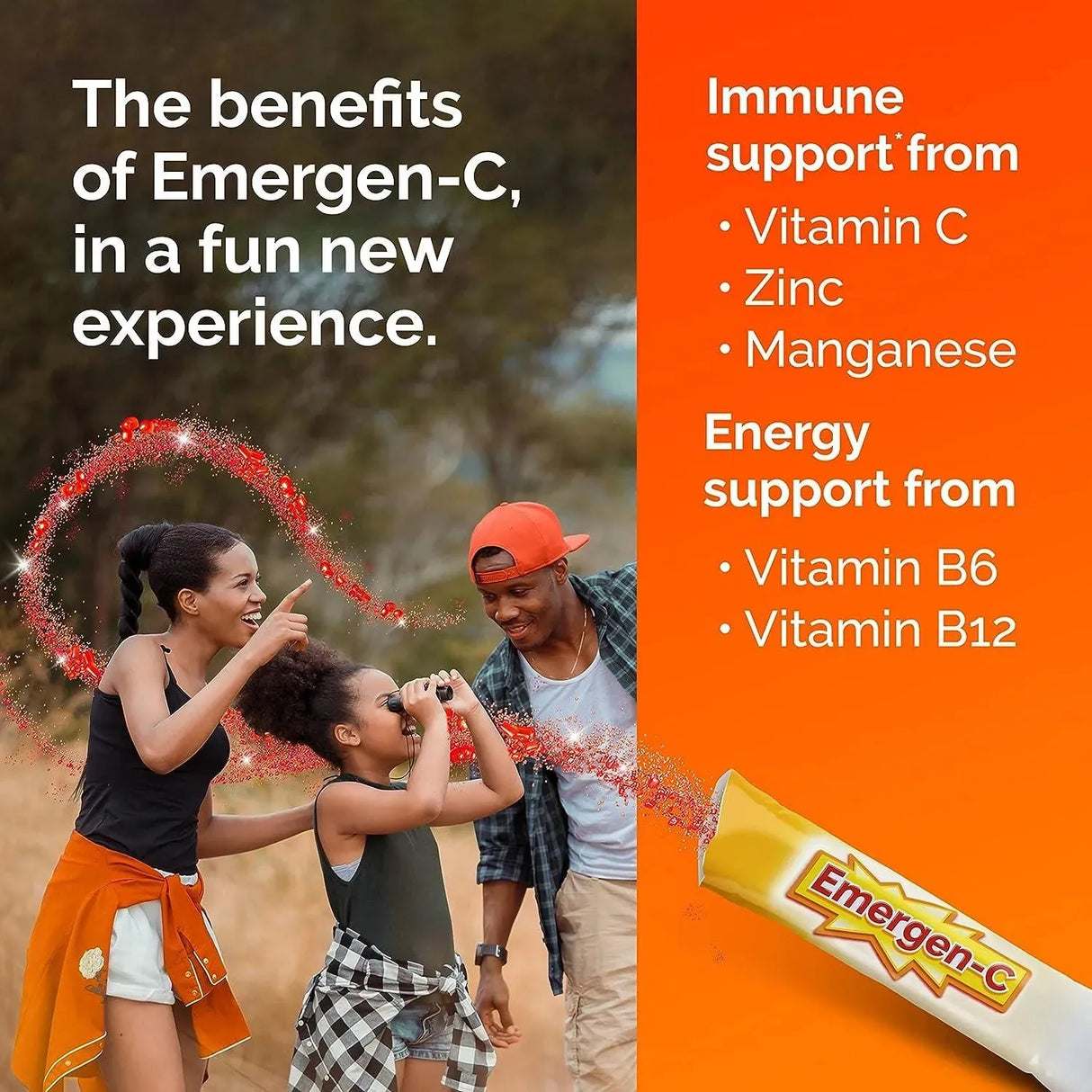 EMERGEN-C - Emergen-C Kidz Crystals On-the-Go 56 Paquetes - The Red Vitamin MX - Suplementos Alimenticios - {{ shop.shopifyCountryName }}