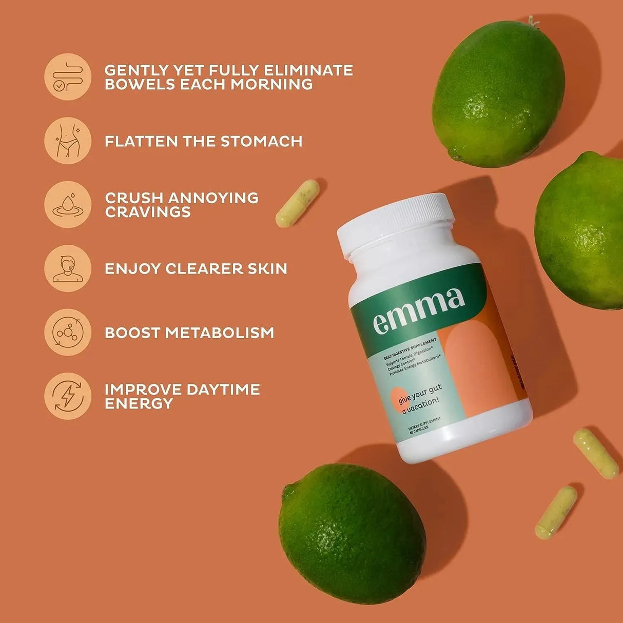 EMMA - Emma Gut Health 60 Capsulas - The Red Vitamin MX - Suplementos Alimenticios - {{ shop.shopifyCountryName }}