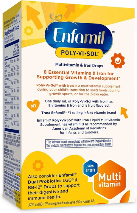 ENFAMIL - Enfamil Prenatals & Baby Vitamins Poly-Vi-Sol 50Ml. - The Red Vitamin MX - Suplementos Alimenticios - {{ shop.shopifyCountryName }}
