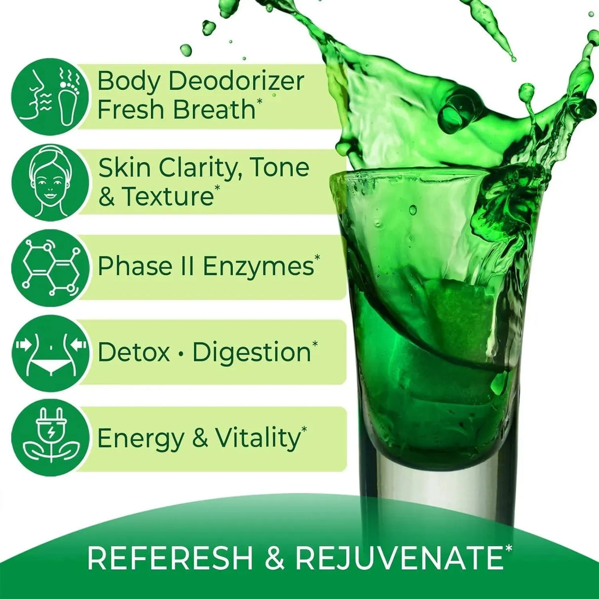 ENIVA HEALTH - Eniva Health Liquid Chlorophyll 480Ml. 2 Pack - The Red Vitamin MX - Suplementos Alimenticios - {{ shop.shopifyCountryName }}