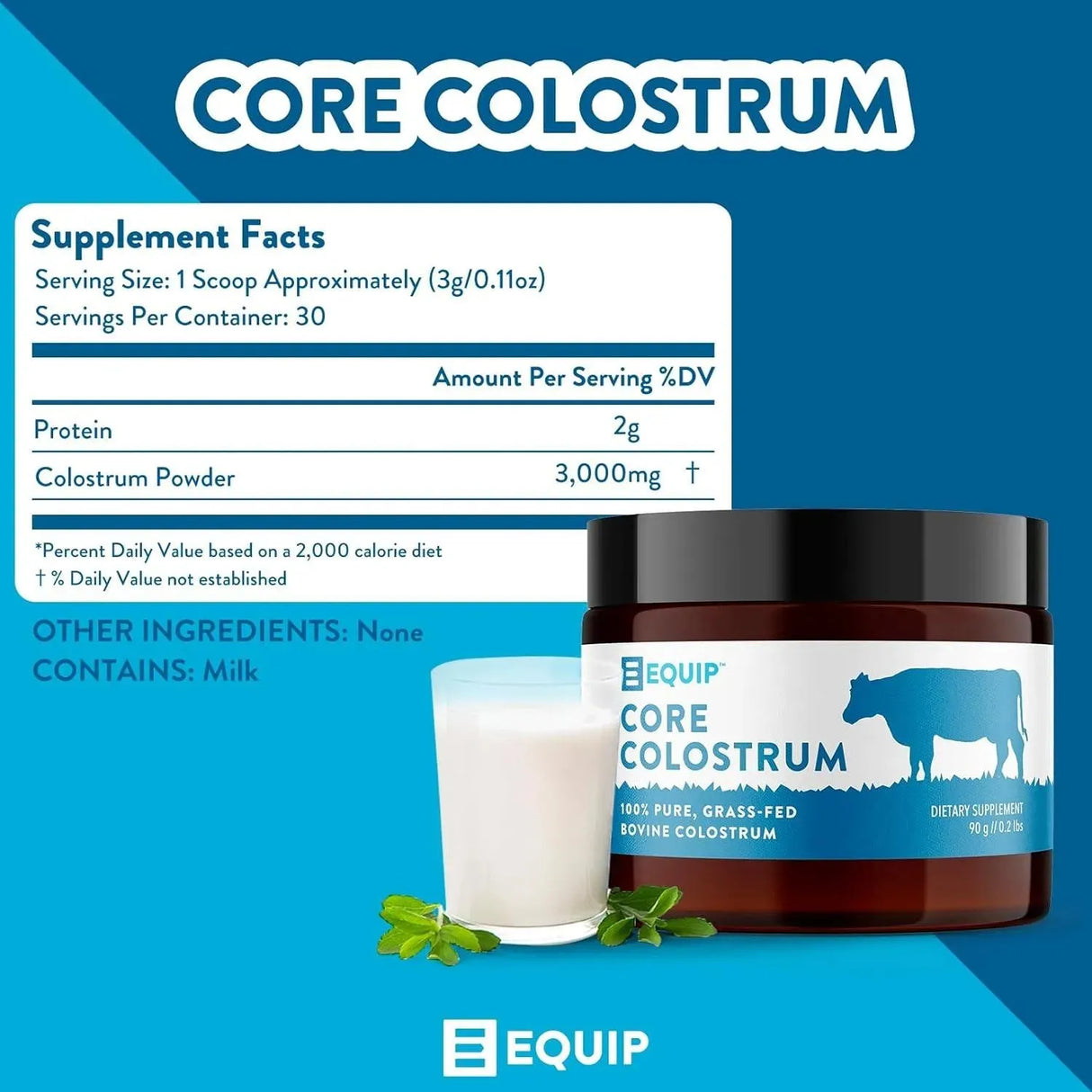 EQUIP - Equip Foods Core Colostrum 90Gr. - The Red Vitamin MX - Suplementos Alimenticios - {{ shop.shopifyCountryName }}