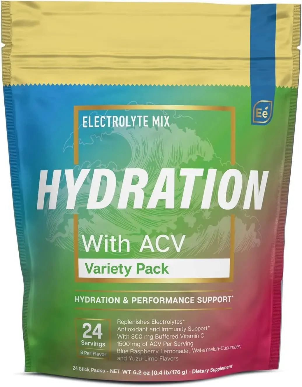 ESSENTIAL ELEMENTS - Essential Elements Hydration Powder Packets Variety Pack 24 Paquetes - The Red Vitamin MX - Suplementos Alimenticios - {{ shop.shopifyCountryName }}