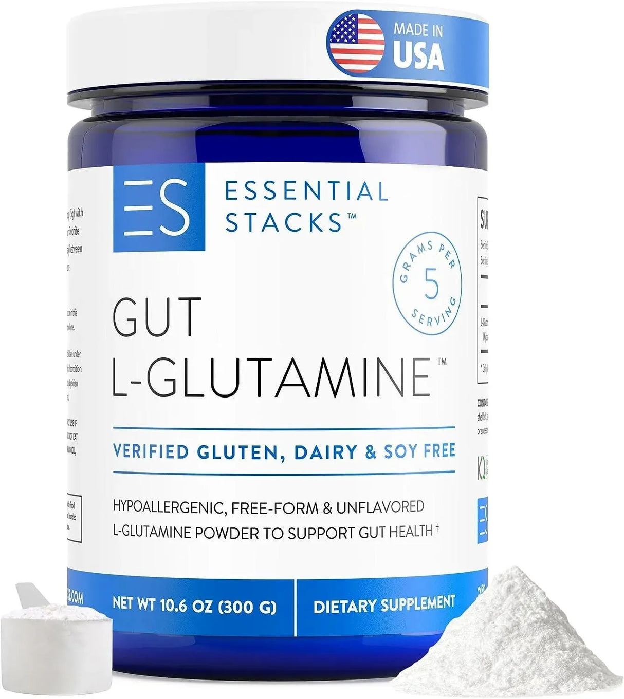 ESSENTIAL STACKS - Essential Stacks Gut L-Glutamine Powder 300Gr. - The Red Vitamin MX - Suplementos Alimenticios - {{ shop.shopifyCountryName }}