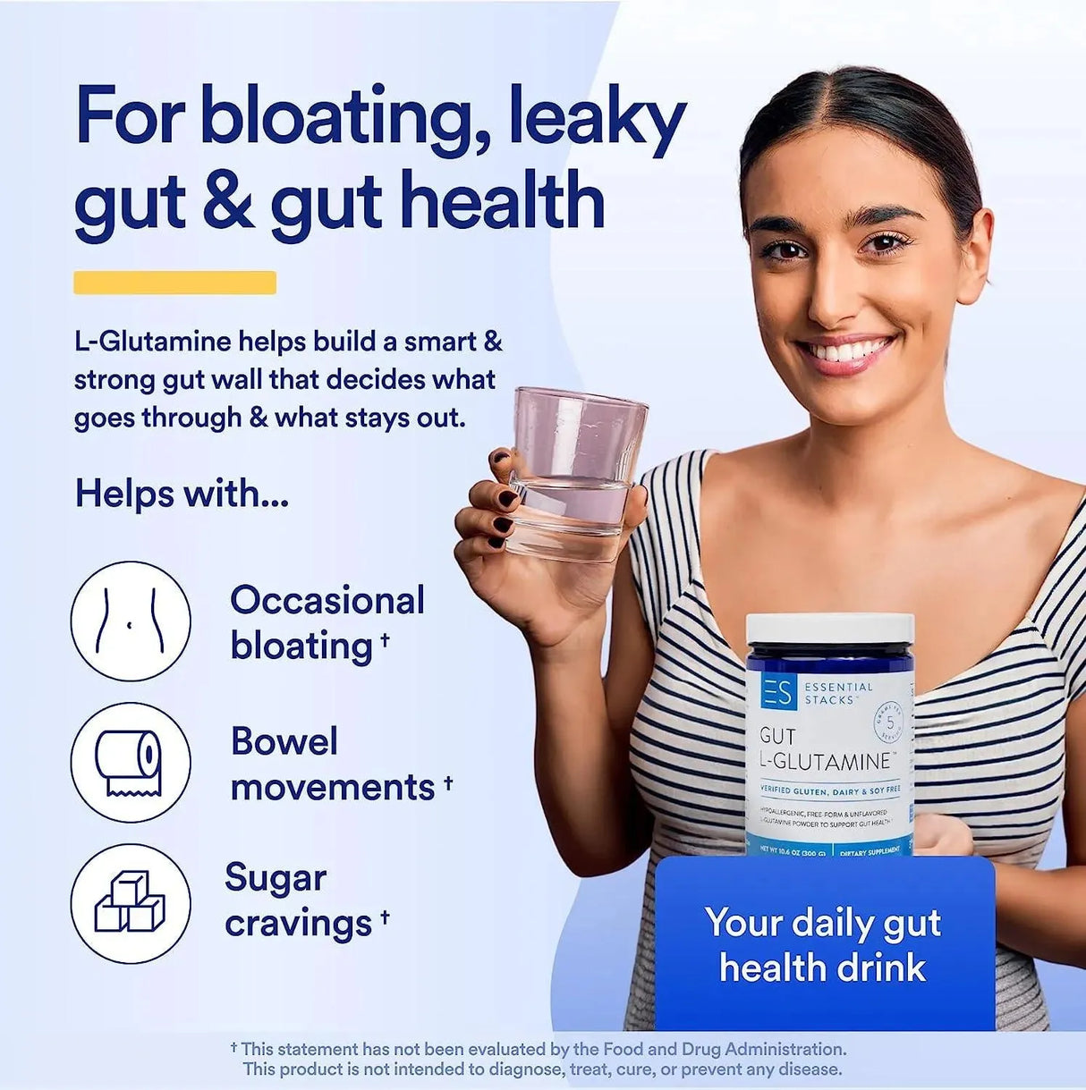 ESSENTIAL STACKS - Essential Stacks Gut L-Glutamine Powder 300Gr. - The Red Vitamin MX - Suplementos Alimenticios - {{ shop.shopifyCountryName }}