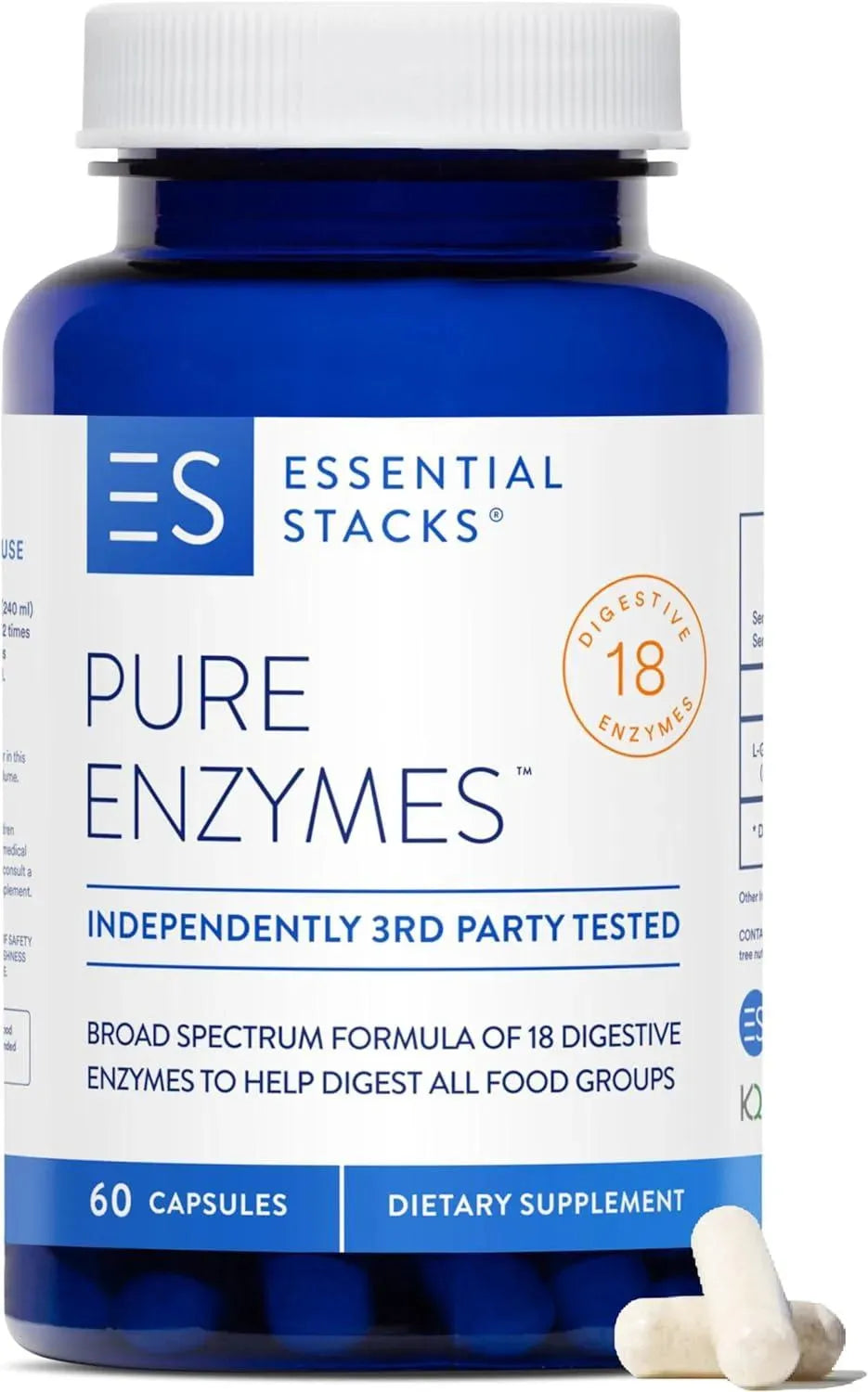 ESSENTIAL STACKS - Essential Stacks Pure Digestive Enzymes 60 Capsulas - The Red Vitamin MX - Suplementos Alimenticios - {{ shop.shopifyCountryName }}