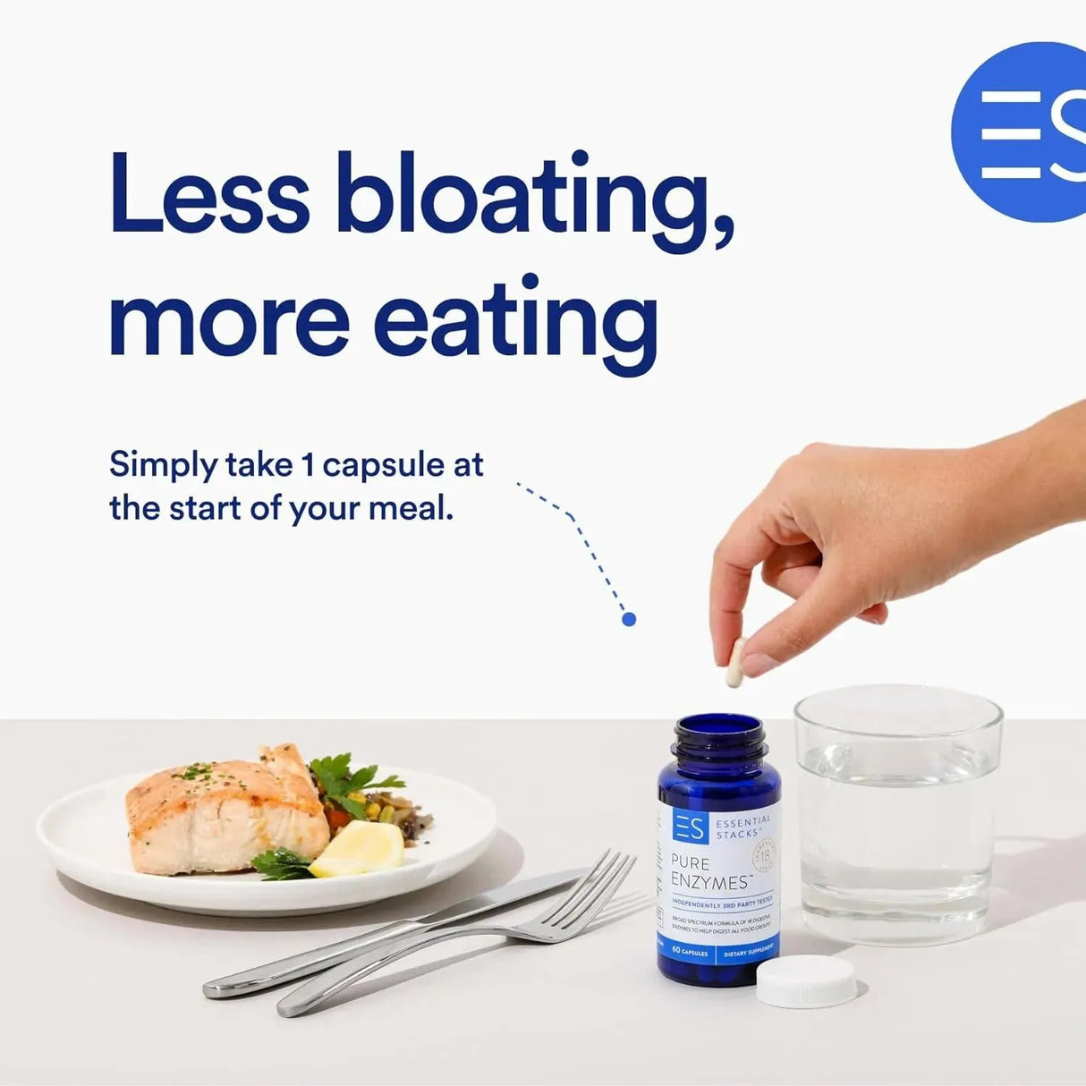 ESSENTIAL STACKS - Essential Stacks Pure Digestive Enzymes 60 Capsulas - The Red Vitamin MX - Suplementos Alimenticios - {{ shop.shopifyCountryName }}