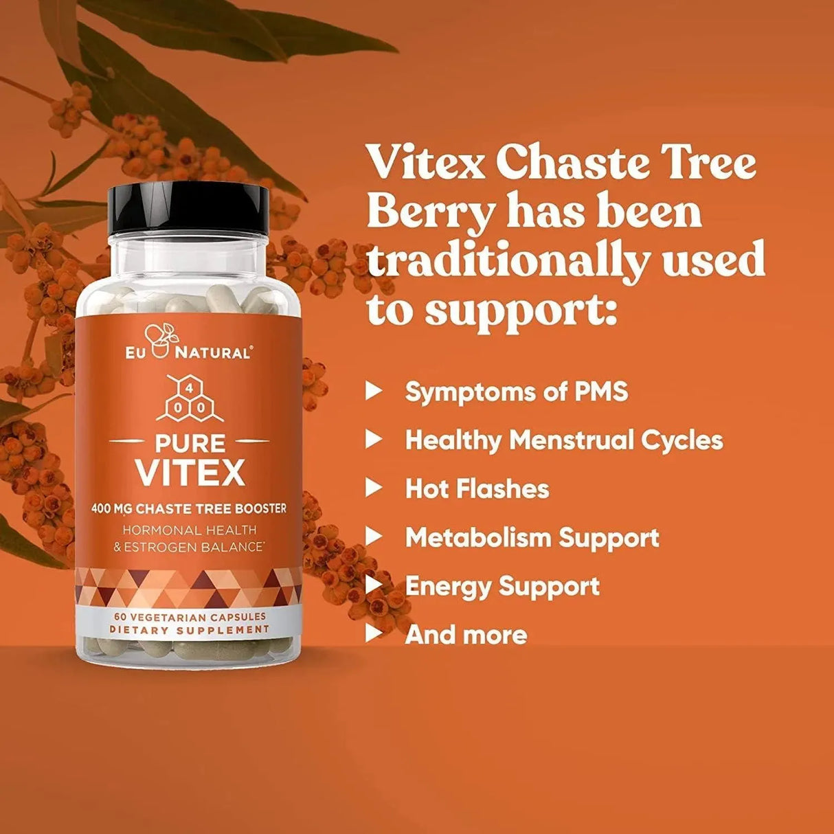 EU NATURAL - Eu Natural Baya Casto Pure 400Mg. 60 Capsulas - The Red Vitamin MX - Suplementos Alimenticios - {{ shop.shopifyCountryName }}