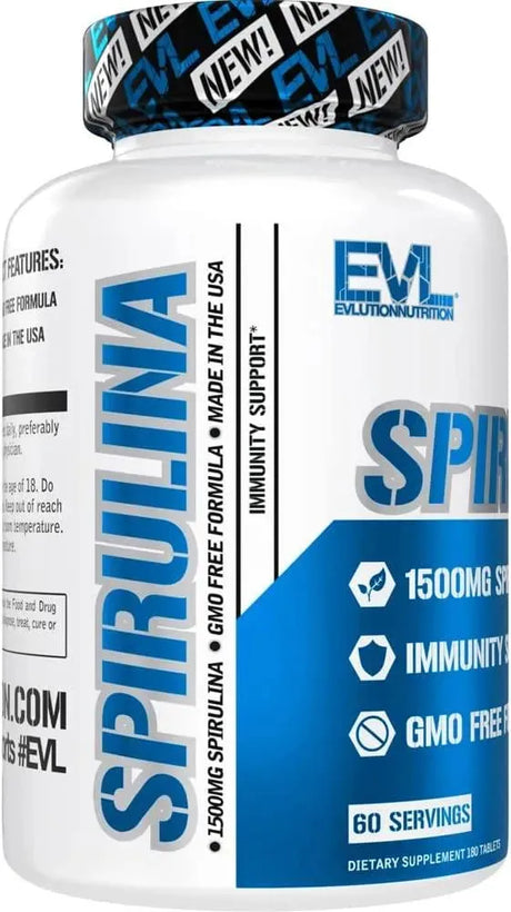 EVLUTION - EVL Spirulina Tablet 1500Mg. 60 Tabletas - The Red Vitamin MX - Suplementos Alimenticios - {{ shop.shopifyCountryName }}