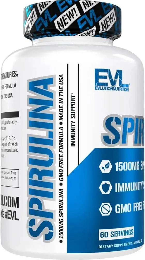 EVLUTION - EVL Spirulina Tablet 1500Mg. 60 Tabletas - The Red Vitamin MX - Suplementos Alimenticios - {{ shop.shopifyCountryName }}