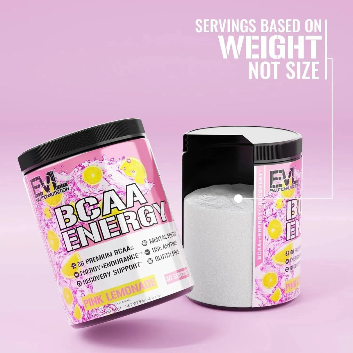 EVLUTION - Evlution BCAAs Amino Acids Powder Pink Lemonade 30 Servicios 267Gr. - The Red Vitamin MX - Suplementos Alimenticios - {{ shop.shopifyCountryName }}