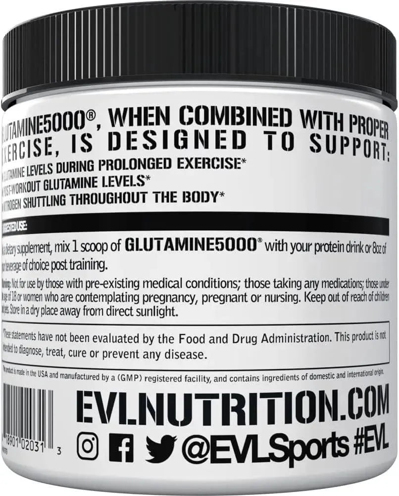 EVLUTION - Evlution Pure Vegan L-Glutamine Powder Supplement 60 Servicios 500Gr. Unflavored - The Red Vitamin MX - Suplementos Alimenticios - {{ shop.shopifyCountryName }}