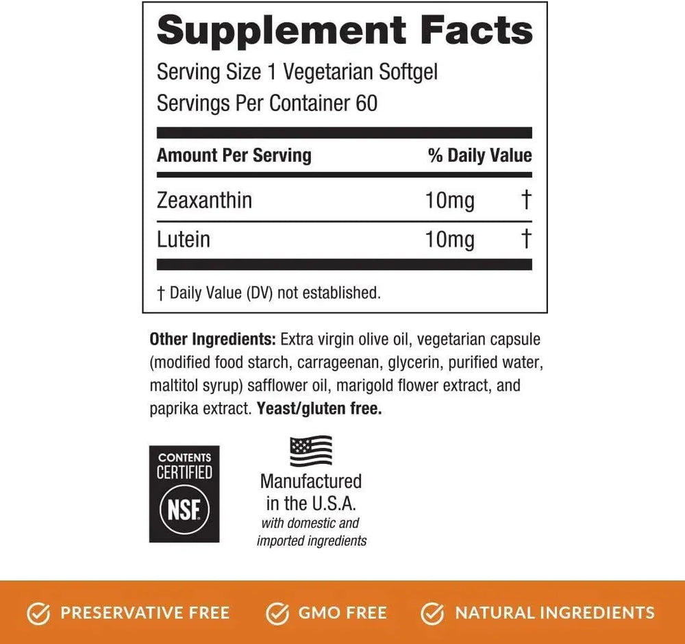 EYEPROMISE - EyePromise Zeaxanthin + Lutein 60 Capsulas Blandas - The Red Vitamin MX - Suplementos Alimenticios - {{ shop.shopifyCountryName }}