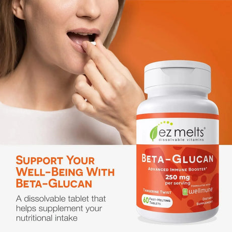 EZ MELTS - EZ Melts Dissolvable Beta-Glucan 60 Tabletas Disolubles - The Red Vitamin MX - Suplementos Alimenticios - {{ shop.shopifyCountryName }}