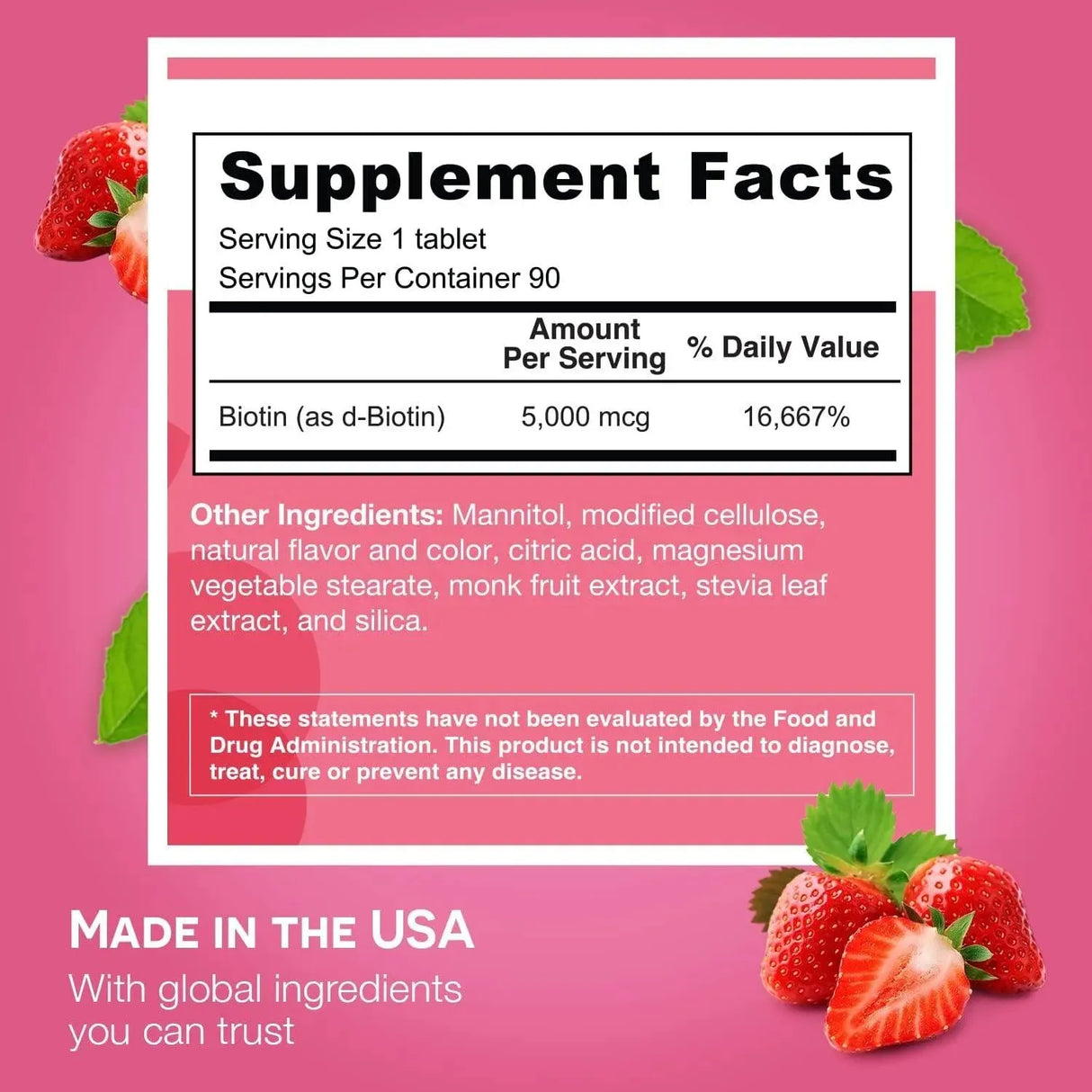 EZ MELTS - EZ Melts Dissolvable Biotin 5,000 mcg 90 Tabletas - The Red Vitamin MX - Suplementos Alimenticios - {{ shop.shopifyCountryName }}