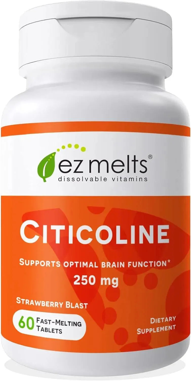 EZ MELTS - EZ Melts Dissolvable Citicoline 250Mg. 60 Tabletas - The Red Vitamin MX - Suplementos Alimenticios - {{ shop.shopifyCountryName }}