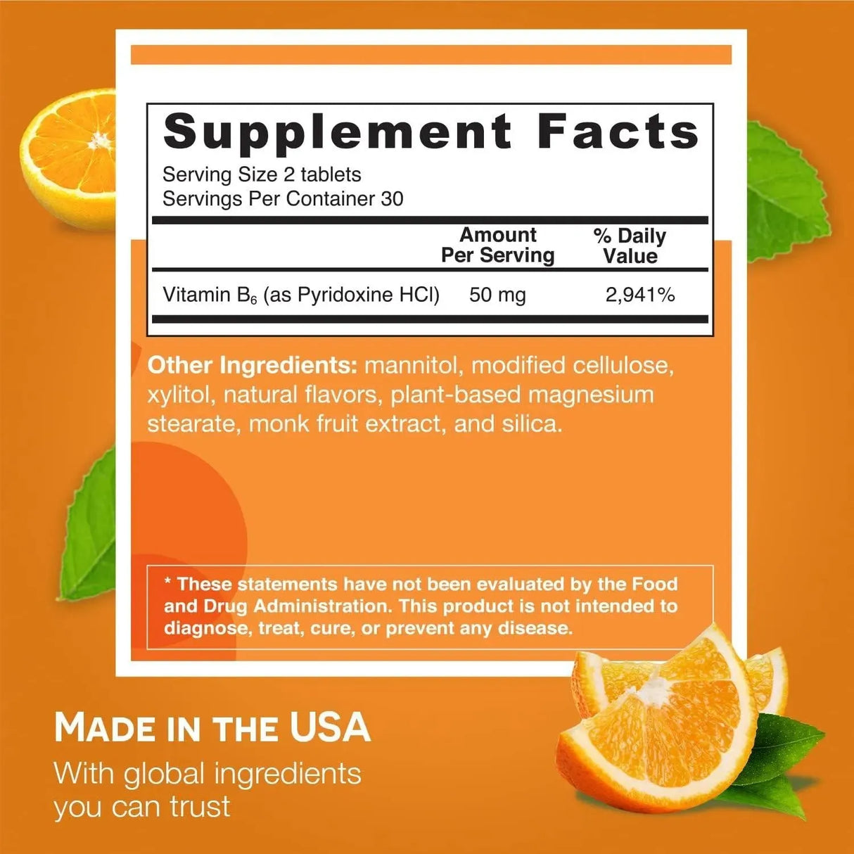 EZ MELTS - EZ Melts Dissolvable Vitamin B6 50Mg. 60 Tabletas Disolubles - The Red Vitamin MX - Suplementos Alimenticios - {{ shop.shopifyCountryName }}