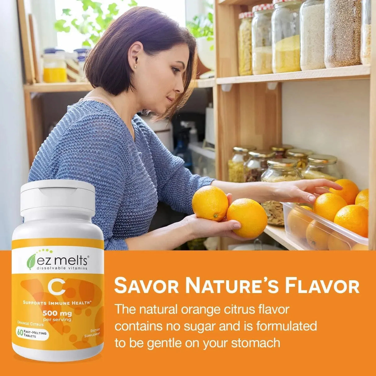 EZ MELTS - EZ Melts Dissolvable Vitamin C 500Mg. 60 Tabletas Disolubles - The Red Vitamin MX - Suplementos Alimenticios - {{ shop.shopifyCountryName }}